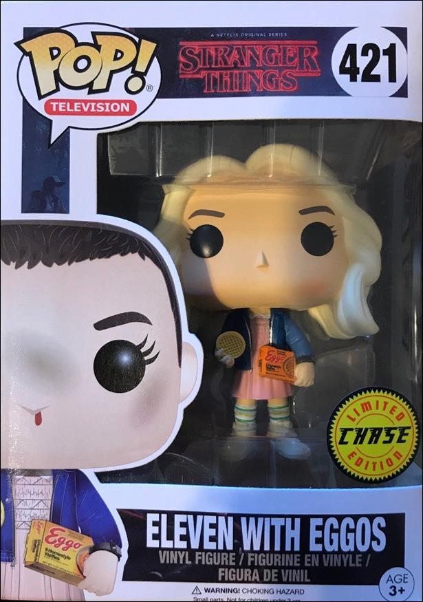 POP! Television figure 421-B Eleven with Eggos Chase 