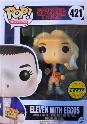 POP! Television figure 421-B Eleven with Eggos Chase 