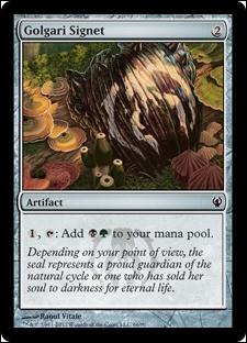 Magic the Gathering: Duel Decks: Izzet vs. Golgari (Base Set) card 66 Golgari Signet