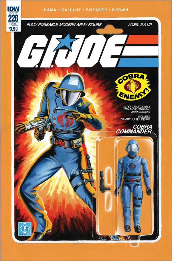 G.I. Joe: A Real American Hero issue 226-B Adam Riches Action Figure Subscription Cover