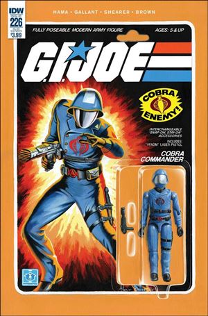 G.I. Joe: A Real American Hero issue 226-B Adam Riches Action Figure Subscription Cover