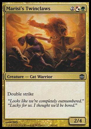 Magic The Gathering: Alara Reborn (Base Set) card 140 Marisi's Twinclaws