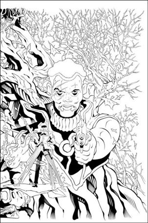Bitter Root: The Next Movement issue 1-C Tradd Moore Wrapround Virgin 1:25 B&W Cover