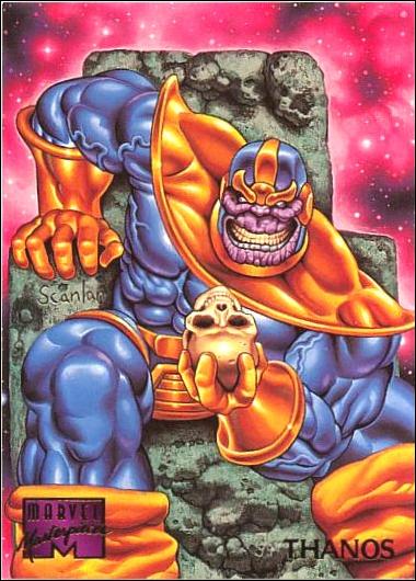 1995 Marvel Masterpieces (Base Set) card 99 Thanos