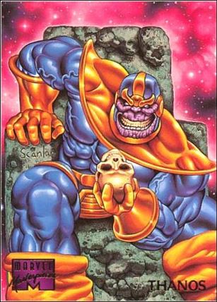 1995 Marvel Masterpieces (Base Set) card 99 Thanos