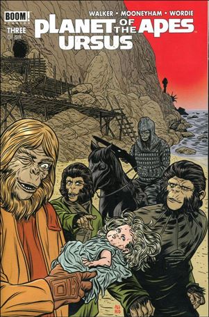 Planet of the Apes: Ursus issue 3-B Michael Allred cover