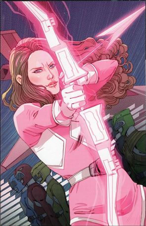 Mighty Morphin Power Rangers Pink issue 1-D Marguerite Sauvage 1:10 Virgin Cover