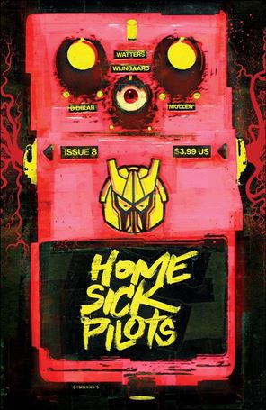 Home Sick Pilots issue 8-B Martin Simmonds Cover