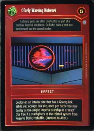 Star Wars: Endor Limited (Foil Subset) card 3 Early Warning Network