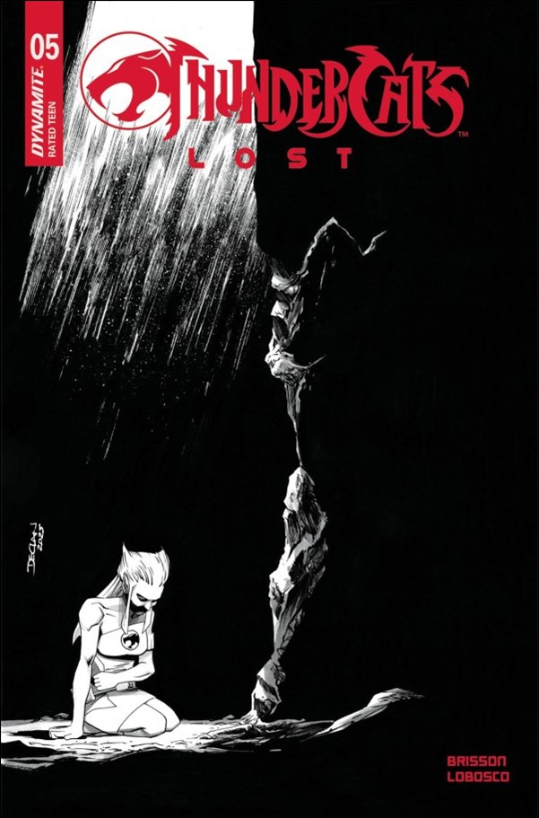 Thundercats: Lost issue 5-H Declan Shalvey B&W 1:10 Cover