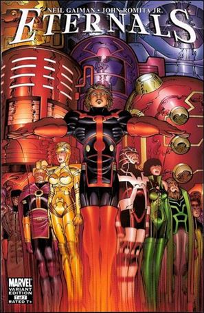 Eternals (2006) issue 7-B John Romita Jr. 1:15 Cover