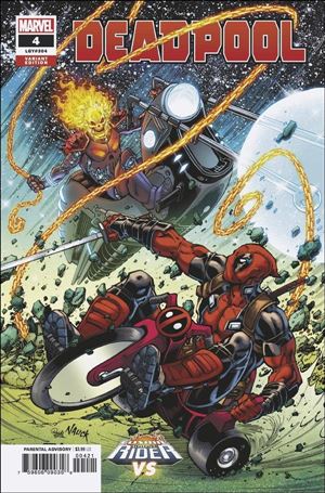 Deadpool (2018) issue 4-B Todd Nauck Cosmic Ghost Rider Cover