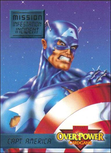 Marvel Overpower (Mission Subset) card InI 3 of 7 Capt. America