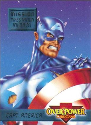 Marvel Overpower (Mission Subset) card InI 3 of 7 Capt. America
