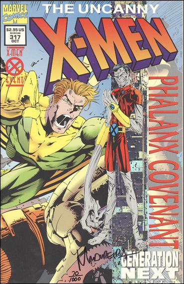 Uncanny X-Men (1981) issue 317-C DF Collection (signed by Joe Madureira) 1/1000
