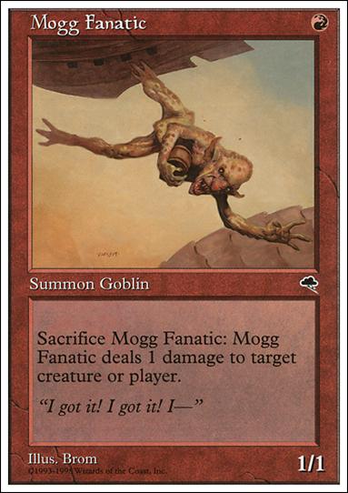 Magic the Gathering: Anthologies (Base Set) card 44 Mogg Fanatic