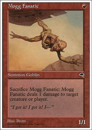 Magic the Gathering: Anthologies (Base Set) card 44 Mogg Fanatic