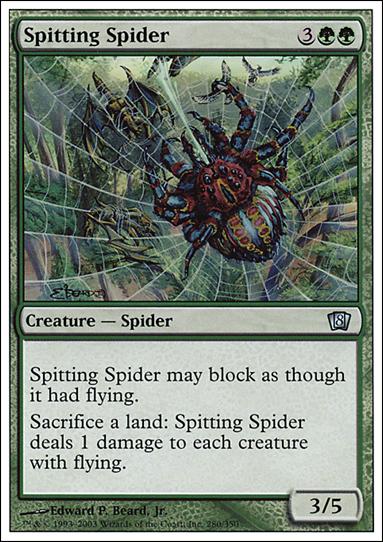 Magic the Gathering: 8th Edition (Base Set) card 280 Spitting Spider
