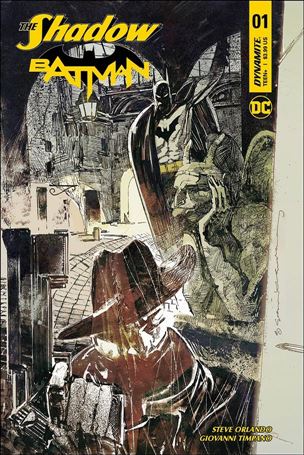 Shadow / Batman issue 1-F  Bill Sienkiewicz Cover