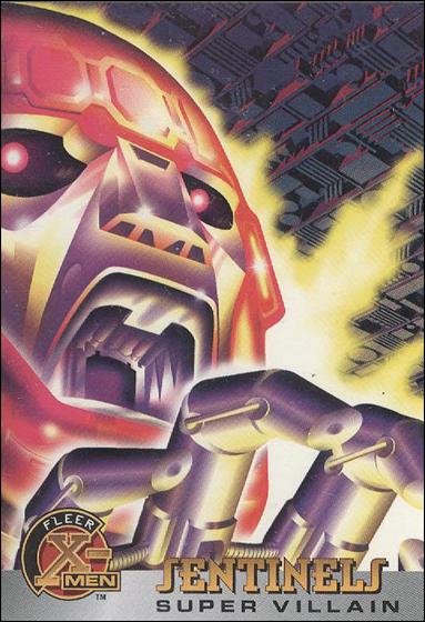 1996 Fleer X-Men International (Base Set) card 75 Sentinels