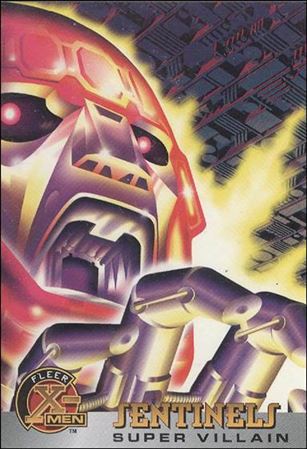 1996 Fleer X-Men International (Base Set) card 75 Sentinels