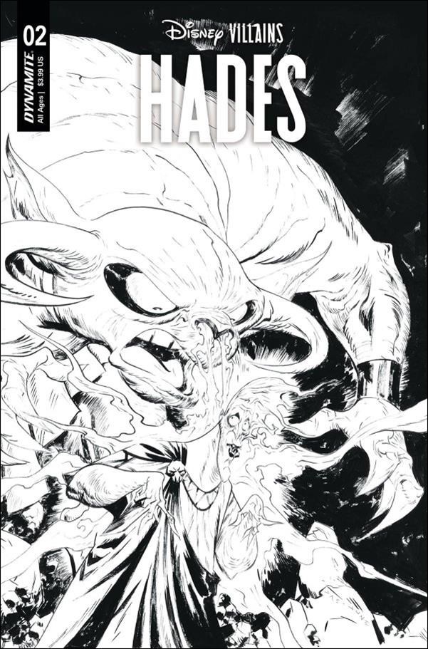 Disney Villains: Hades issue 2-G Jae Lee 1:15 Line Art Cover