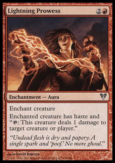 Magic the Gathering: Avacyn Restored (Base Set) card 145 Lightning Prowess