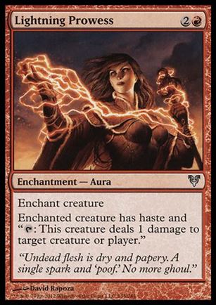 Magic the Gathering: Avacyn Restored (Base Set) card 145 Lightning Prowess