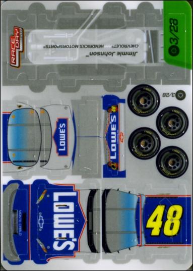 NASCAR Race Day 2005 (Base Set) card 3.2 Jimmie Johnson