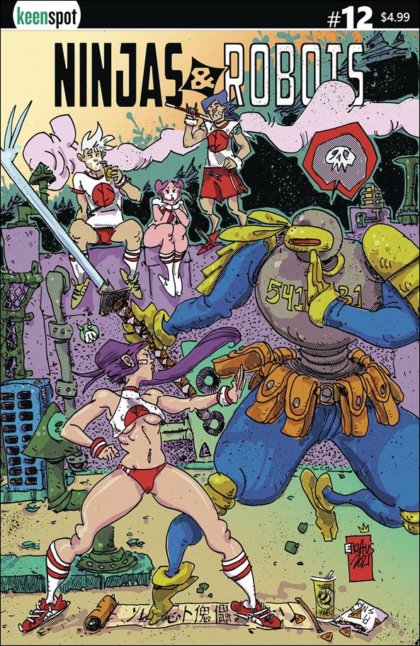 Ninjas and Robots issue 12 Erik Klaus Cover