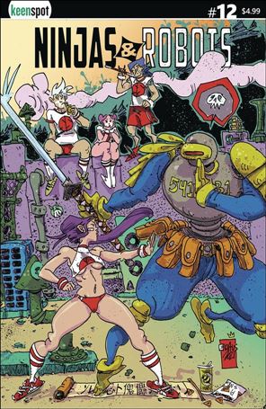 Ninjas and Robots issue 12 Erik Klaus Cover
