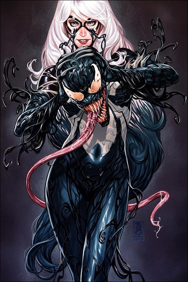 Black Cat (2019) issue 2-J Mark Brooks Unknown Comics Venom Virgin Cover