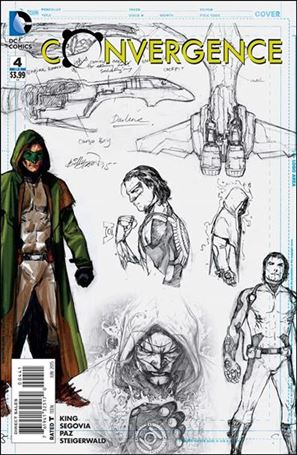 Convergence issue 4-D Billy Tan 1:100 Cover