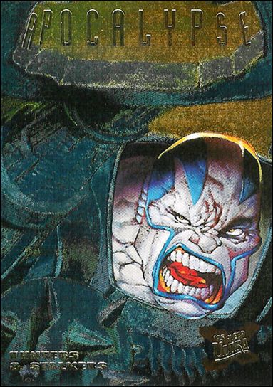 1995 Fleer Ultra X-Men (Hunters & Stalkers Subset) card 1 Apocalypse (Rainbow Foil)