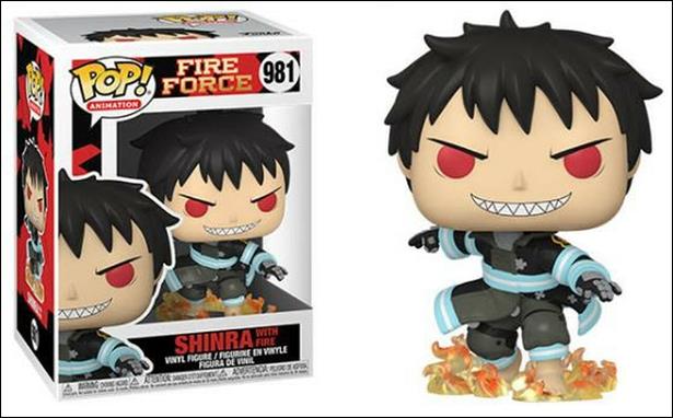 POP! Animation figure 981 Shinra with fire