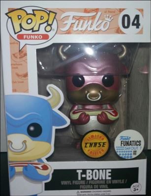 POP! Funko - Fantastik Plastik figure 4-D T-Bone (Pink) (Metallic) Funatics Day Out 7 Chase