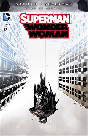 Superman/Wonder Woman issue 27-E Unbagged Charlie Adlard Fade Cover