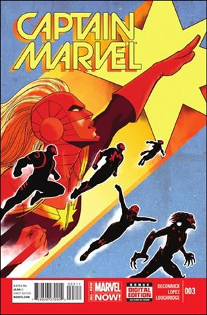 Captain Marvel (2014) issue 3 David Lopez Cover