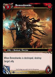 World of Warcraft: Through the Dark Portal (Base Set) card 201 Boneshanks