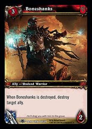 World of Warcraft: Through the Dark Portal (Base Set) card 201 Boneshanks
