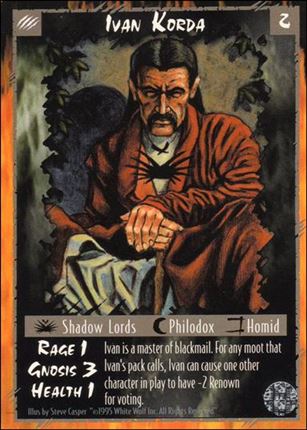 Rage Limited (Base Set) card 134 Ivan Korda 