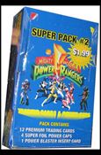 Mighty Morphin Power Rangers: Series 1 card 2 Blue Super Pack
