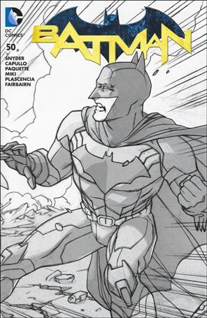 Batman (2011) issue 50-W Middleton Madness Comics & Games Sketch Cover