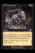 Magic the Gathering: Scourge (Base Set) card 60 Chill Haunting