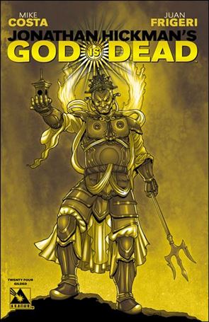 God is Dead issue 24-E Jacen Burrows 1:3 Gilded Cover
