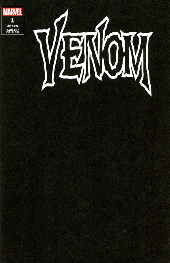 Venom (2022) issue 1-H Black Blank Cover