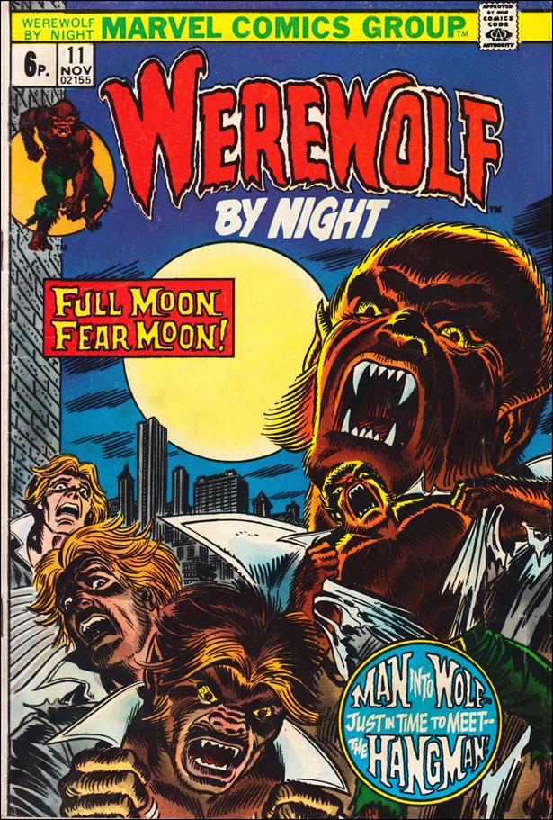 Werewolf by Night (1972) issue 11-B UK Price Cover