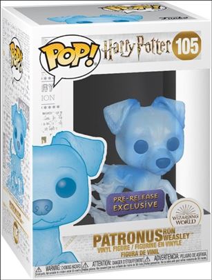 POP! Harry Potter figure 105 Patronus Ron Weasley Wizarding World Pre-Release