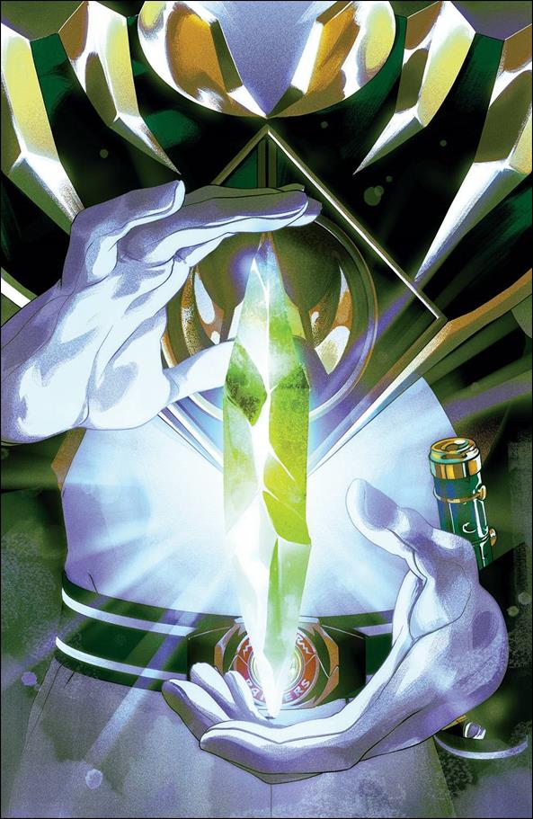 Mighty Morphin Power Rangers issue 25-I Goni Montes "Zeo Crystal" 1-per-store Cover