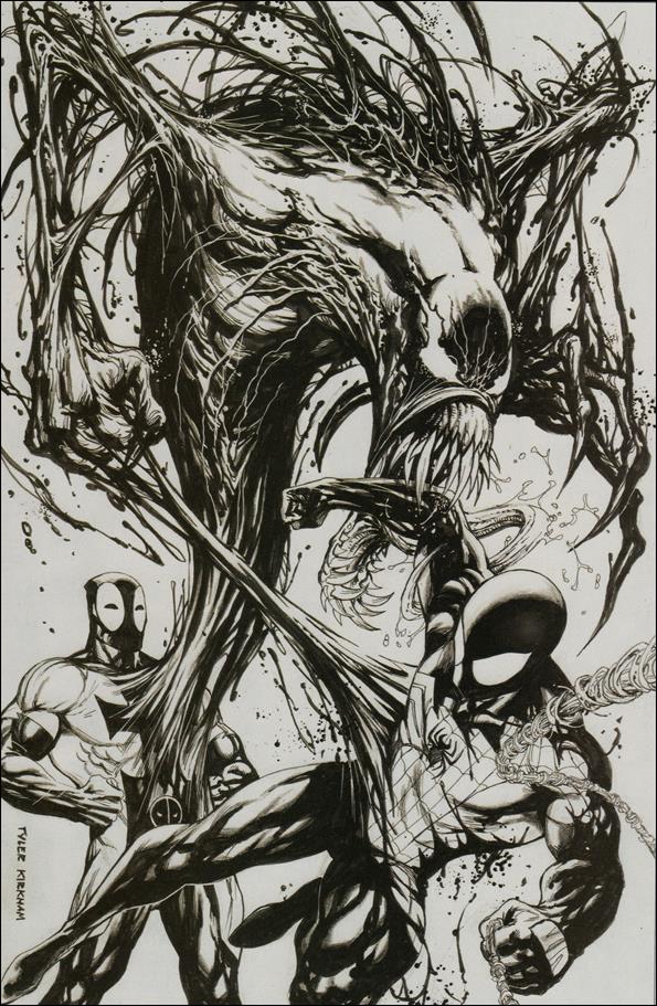Deadpool: Back in Black issue 5-D Tyler Kirkham KRS B/W Virgin Cover 1/1500